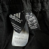 Adidas Track Pants Mens 2XL Black 3 Stripes Spell Out Relaxed Athletic Jogger