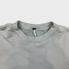 Lululemon French Terry Oversized Long Sleeve Crew Mens Large Blue Sweatshirt