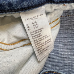 American Eagle Jeans Mens 33x32 Blue Airflex + Athletic Straight Medium Wash Denim Pants