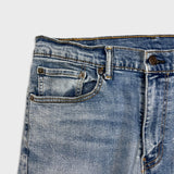 Levi's 505 Jeans Mens 34x32 Blue Regular Fit Straight Leg Stretch Medium Wash Denim Pants