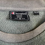 Vintage 90s Champion Fleece Mens Medium Gray Sportswear Pullover Jacket
