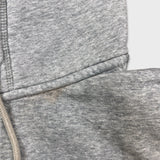 Nike Sportswear Hoodie Mens Medium Gray Swoosh Full Zip Hooded Sweater