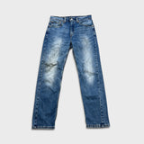 Levi's 505 Jeans Mens 32x32 Blue Regular Fit Straight Leg Medium Wash Denim Pants