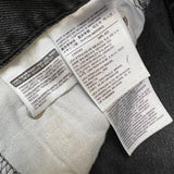 Levi's 550 Jeans Mens 36x28 Black Relaxed Fit Straight Leg Light Wash Baggy Denim Pants