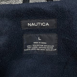 Nautica Jacket Mens Large Red Full Zip N-83 Outdoor Bomber Coat