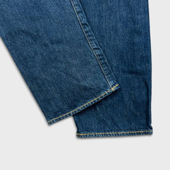 Levi's 501 Jeans Mens 34x30 Blue Original Fit Straight Leg Dark Wash Denim Pants