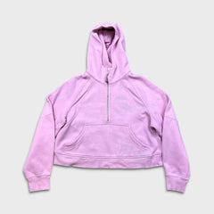 Lululemon Scuba Oversized 1/2 Zip Hoodie Womens Medium Pink Hooded Sweater