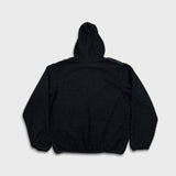Nike Cozy Basketball Fleece Mens Medium Black High Pile Sherpa Hooded Jacket