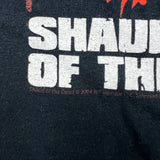 Vintage 2004 Shaun of The Dead T Shirt Mens Large Black Zombie Movie Promo Tee