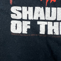 Vintage 2004 Shaun of The Dead T Shirt Mens Large Black Zombie Movie Promo Tee
