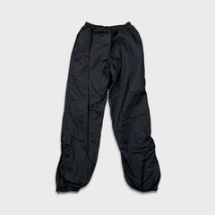 Vintage 90s Nike Sportswear Track Pants Mens Medium Black Swoosh Taper Athletic