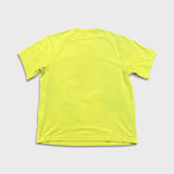 Helmut Lang T Shirt Mens XL Yellow Sample Press Only Box Logo Graphic Tee