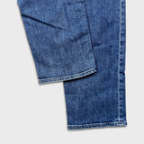 HUGO BOSS Jeans Mens 36x30 Blue Slim Straight Fit Stretch Medium Wash Denim Pants