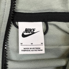 Nike Sportswear Tech Fleece Hoodie Mens Medium Green Lightweight Full Zip