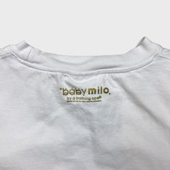 Vintage 2007 Baby Milo Hot Dog T Shirt Mens Medium White BAPE Graphic Short Sleeve Tee