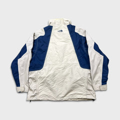 Vintage 90s The North Face Jacket Mens Large White Full Zip Nature Mountain Coat