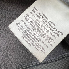 Nike Air Hoodie Mens Large Gray Swoosh Sportswear Full Zip Hooded Sweater