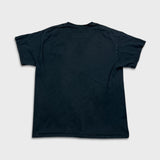 Vintage Y2K Blank T Shirt Mens Medium Black Classic Faded Short Sleeve Tee