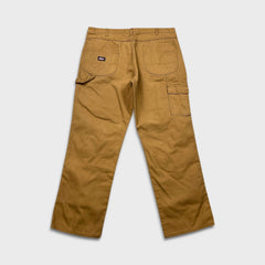 Dickies Pants Mens 40x32 Beige Double Knee Carpenter Hammer Loop Workwear Canvas