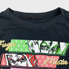 JoJo's Bizarre Adventure Golden Wind Eye Panels T Shirt Mens XL Black Anime Tee