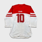 Vintage 70s Levi's Long Sleeve Tee Mens XS Red USA Casual Shirt