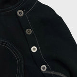 Lululemon Scuba Hoodie Womens Size 8 Black Detachable Sleeves Hooded Sweater