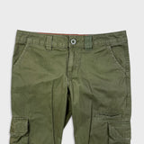Dickies Pants Womens 32x31 Green Relaxed Faded Workwear Straight Leg Cargo