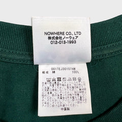 A Bathing Ape BAPE Mens XL Green World Gone Mad Harajuku Tokyo T Shirt