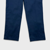 Dickies Pants Mens 38x32 Blue Loose Fit Workwear Baggy Casual Chino Trousers
