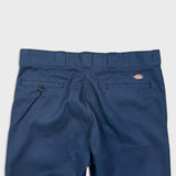 Dickies 874 Pants Mens 34x26 Blue Original Fit Workwear Casual Chino Trousers