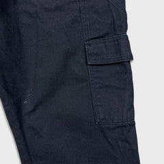 Dickies Pants Mens 34x30 Black Double Knee Carpenter Workwear Canvas Trousers