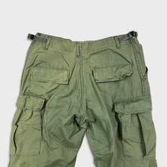Vintage 80s Rothco BDU Pants Mens Green 31x28 Ripstop Army Military USA Cargo