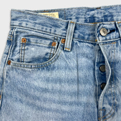 Levi's 501 Jeans Mens 29x32 Blue Original Fit Straight Light Wash Denim Pants