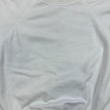 Vintage 90s Blank Sweatshirt Womens 3XL White Raglan USA Hanes Her Way