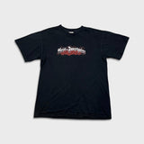 Vintage Y2K West49 T Shirt Mens Medium Black Sun Faded Distressed Skate Rose Tee