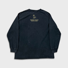 October's Very Own x Toronto Raptors Shirt Mens Large Black OVO NBA Long Sleeve
