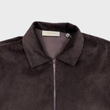 SS23 Fear of God Essentials Corduroy Shirt Jacket Mens Small Purple Oversized