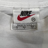 Vintage 90s Nike Sportswear T Shirt Mens Medium White USA Short Sleeve Tee