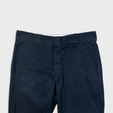 Dickies 874 Pants Mens 34x27 Black Original Fit Workwear Casual Chino Trousers