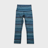Lululemon Wunder Under Crop Hi Rise Womens Size 4 Space Dye Twist Yoga Leggings