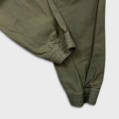 Nike Sportswear Track Pants Mens Large Green Woven Swoosh Taper Leg