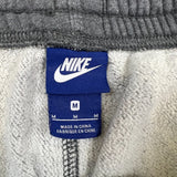 Nike Sportswear Sweatpants Mens Medium Gray Straight Leg Swoosh Jogger