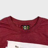 Cross Colours Tupac Shakur T Shirt Mens Large Red Portrait Graphic Rap Tee