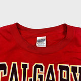 Vintage Y2K Calgary Flames T Shirt Mens XL Red Sportswear NHL Hockey Tee