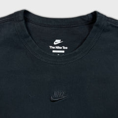 Nike Sportswear T Shirt Mens XL Black Loose Fit Center Swoosh Short Sleeve Tee