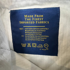 Polo Ralph Lauren Pants Mens 32x34 Blue Slim Fit Corduroy Preppy Trousers