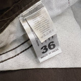 G-Star Raw 3301 Pants Mens 36x30 Brown 3D Straight Relaxed Utility Cargo Trouser