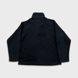 Vintage 90s PUMA Fleece Mens Large Black 1/4 Zip Original Pullover Jacket