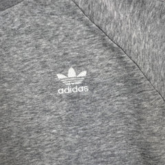 Adidas Originals Grey adiColor 3D Trefoil Sweatshirt Mens Medium Gray Crewneck