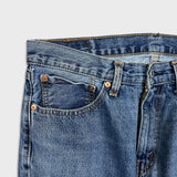 Levi's 505 Jeans Mens 34x30 Blue Regular Fit Straight Leg Medium Wash Denim Pants